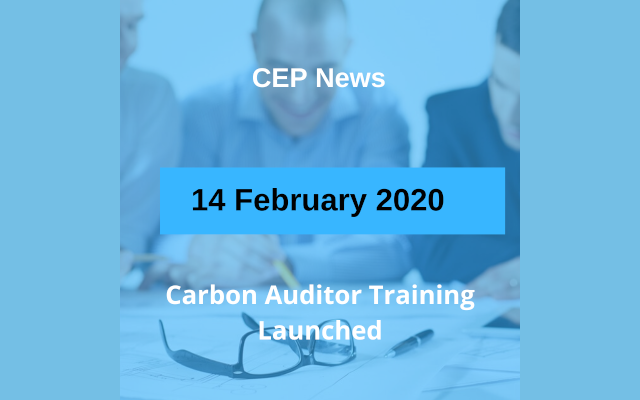 Carbon Auditor Training Launched