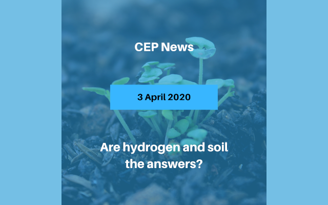 Are hydrogen and soil the answers?