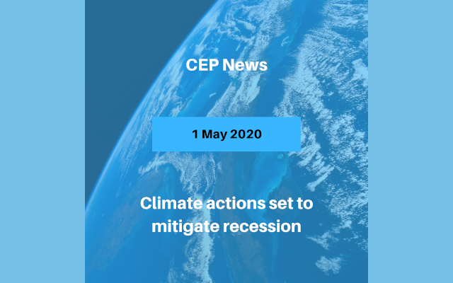 Climate actions set to mitigate recession