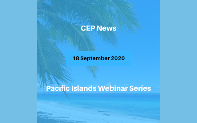 Pacific Islands Webinar Series