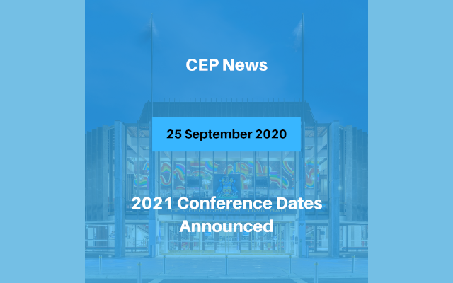 2021 Conference Dates Announced