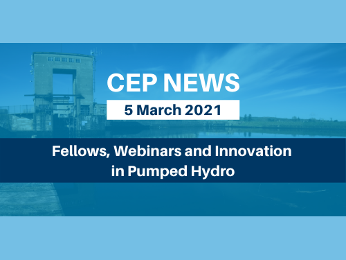 Fellows, Webinars and Innovation in Pumped Hydro