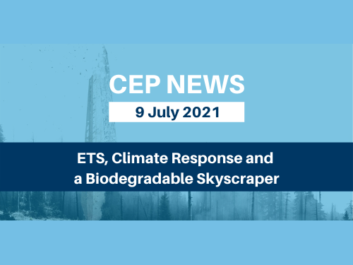 ETS, Climate Response and a Biodegradable Skyscraper