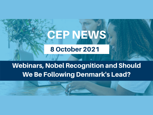 Webinars, Nobel Recognition and Should We Be Following Denmark's Lead?