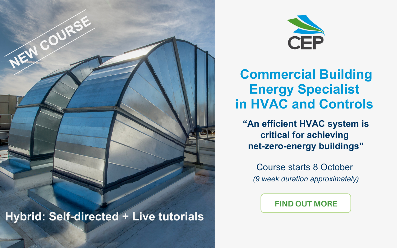 CEP CBES in HVAC and Controls training course