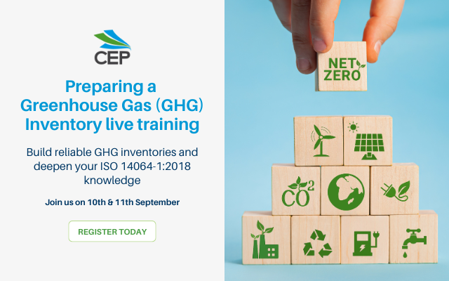 CEP training - Preparing a GHG Inventory