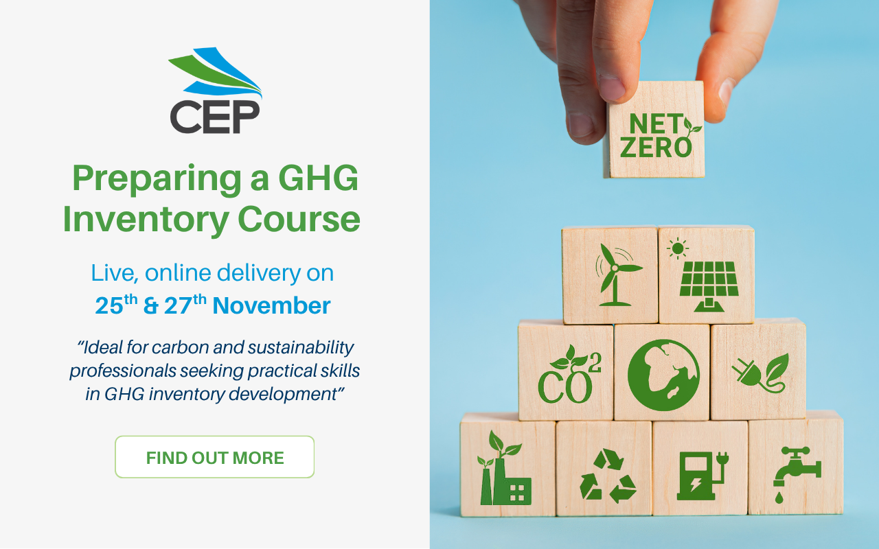 Preparing a GHG Inventory Training