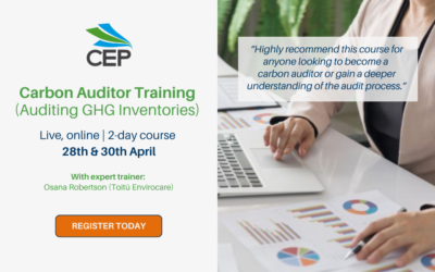 Looking to build your expertise in carbon auditing?