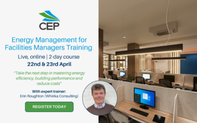Energy Management for Facilities Managers Course 22 & 23 April