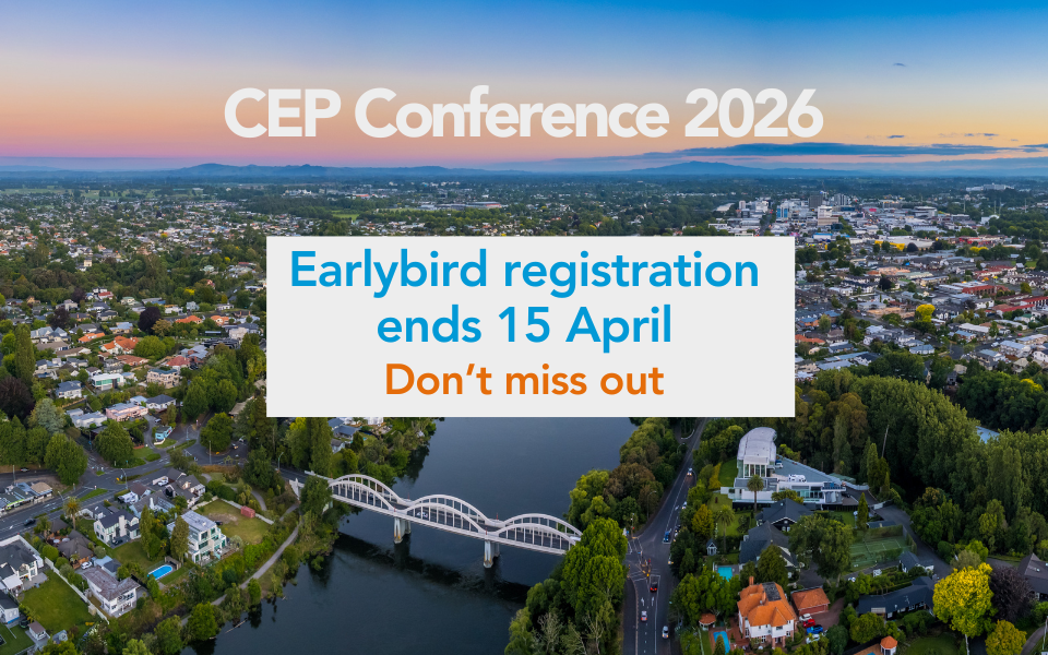 Planning on going to CEP’s 2026 conference?
