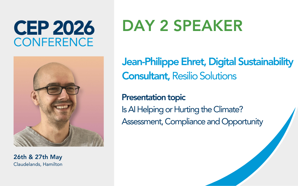 Join us to hear from Conference speaker Jean-Philippe Ehret