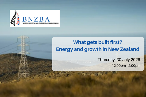What gets built first? Energy and growth in New Zealand - Arup, 30 July 2026